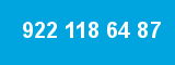 922 118 64 87 922 118 64 87